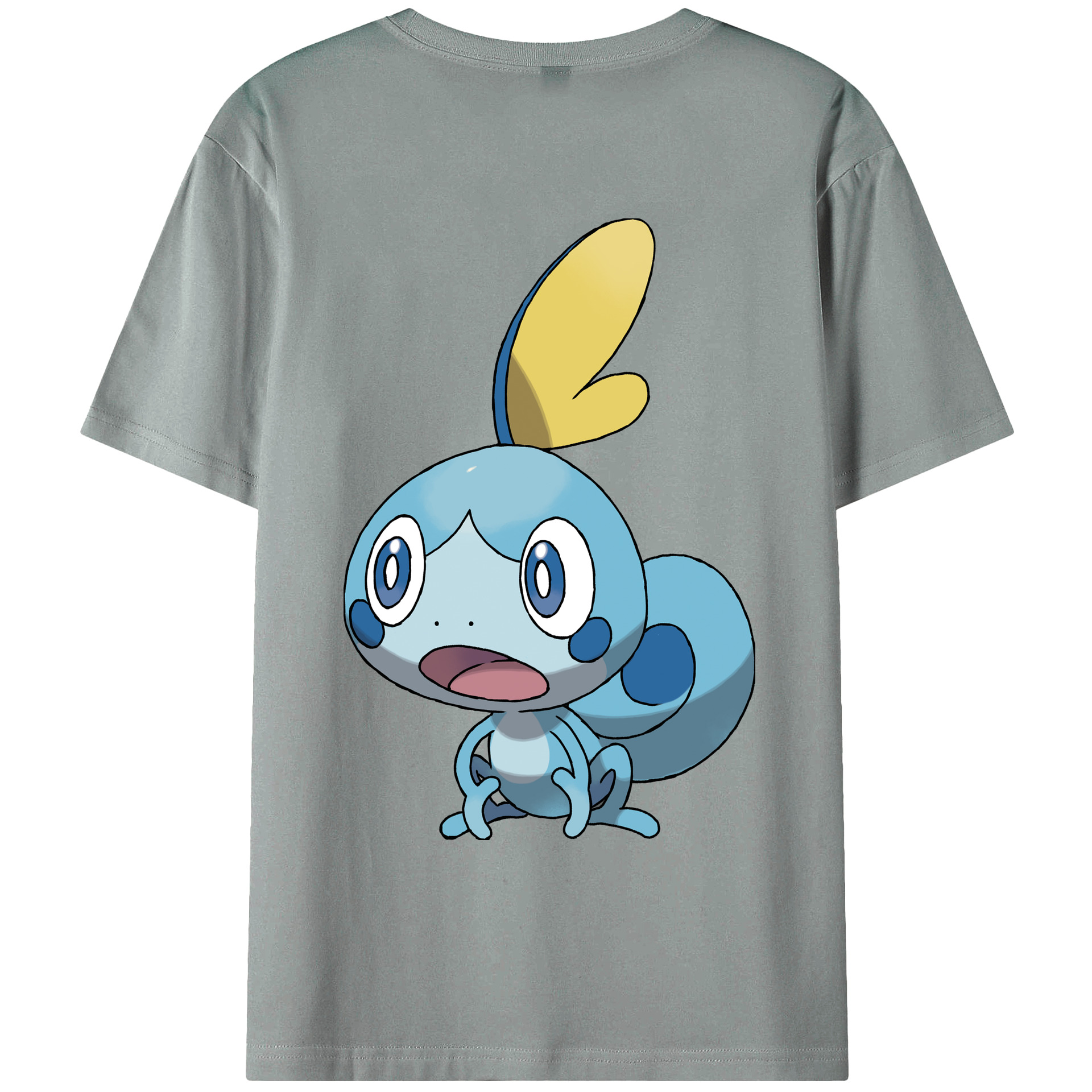 （画像用） ポケットモンスター Pokémon 綿100％ メンズ半袖Tシャツ（バックプリント） 通気性